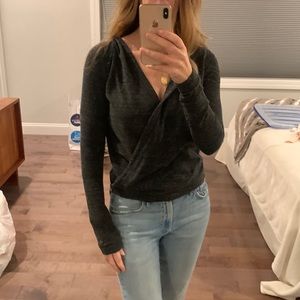 Calia Wrap Style Cropped Sweatshirt - Size XS EUC